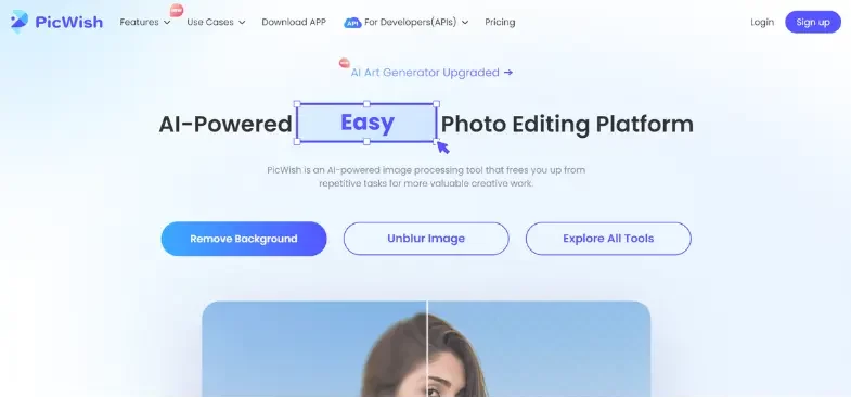 AI Tools for Photo Editing - PicWish