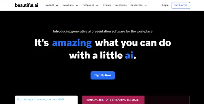 Best AI Tools for PowerPoint - beautiful.ai