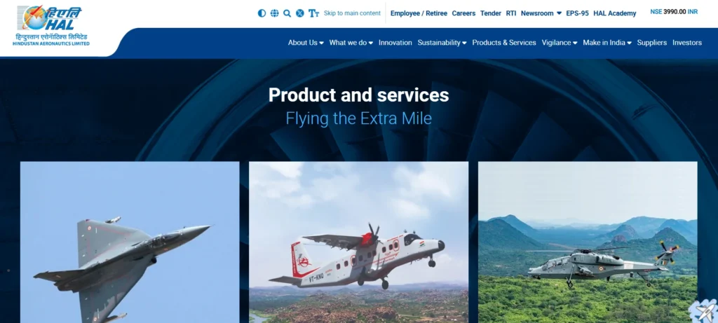 Airplane Manufacturing Company in India- Hindustan Aeronautics