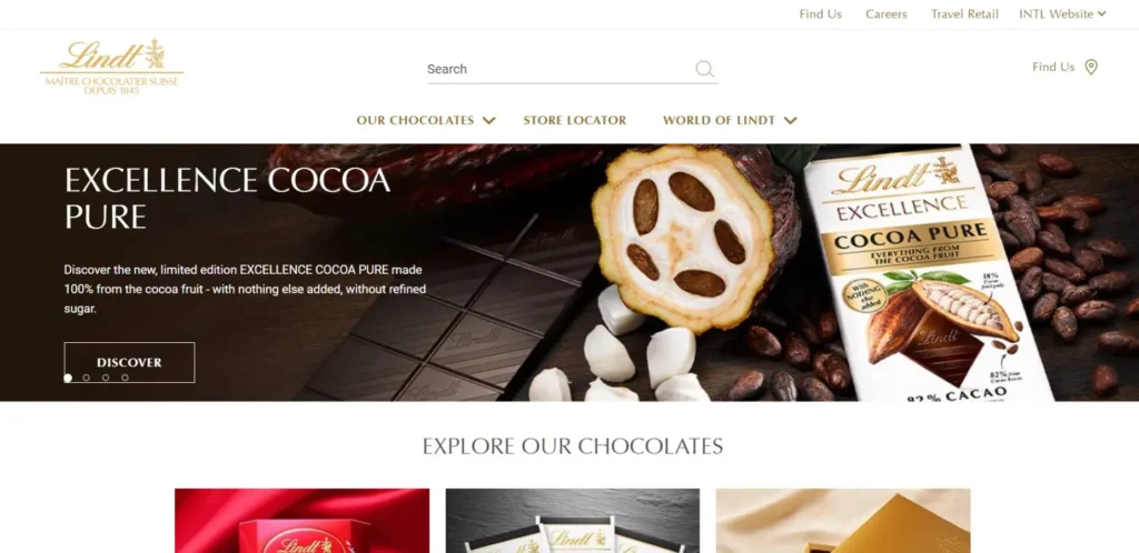 Chocolate Company in India - Lindt