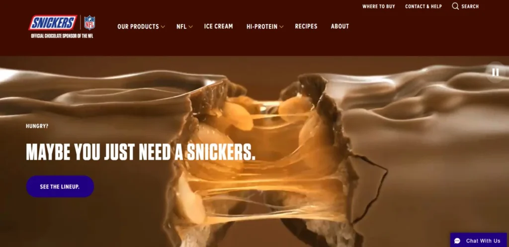 Chocolate Company in India - Snickers