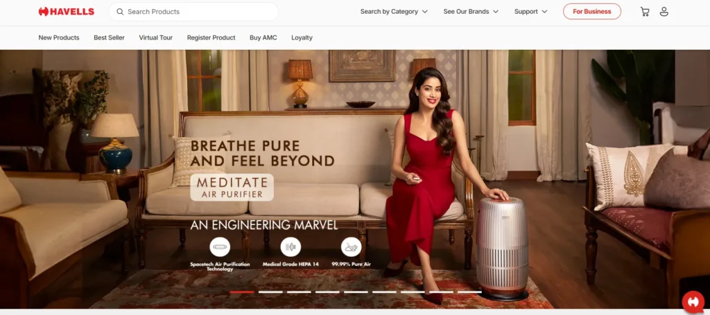 Electronics Company in India - havells