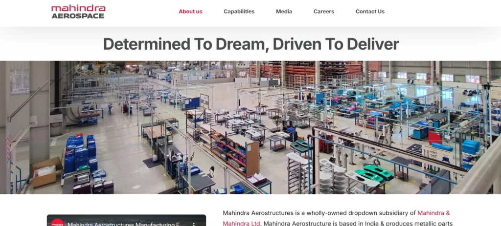 Airplane Manufacturing Company in India- Mahindra Aerospace