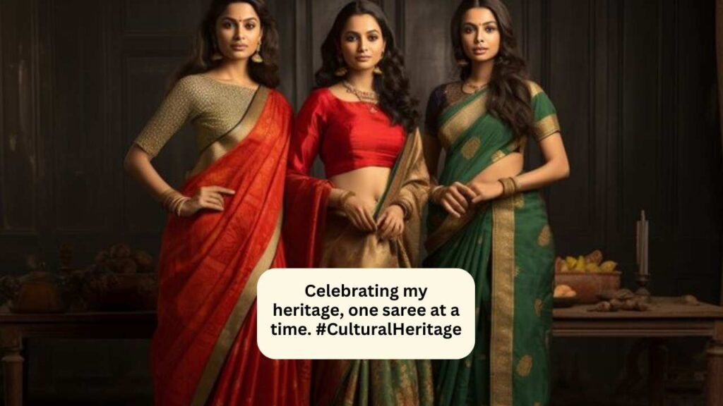 Saree Captions for Instagram