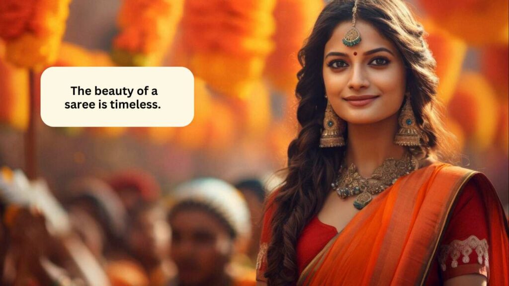 Saree Captions for Instagram