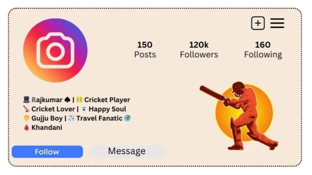 Instagram Bio for Cricket Lovers