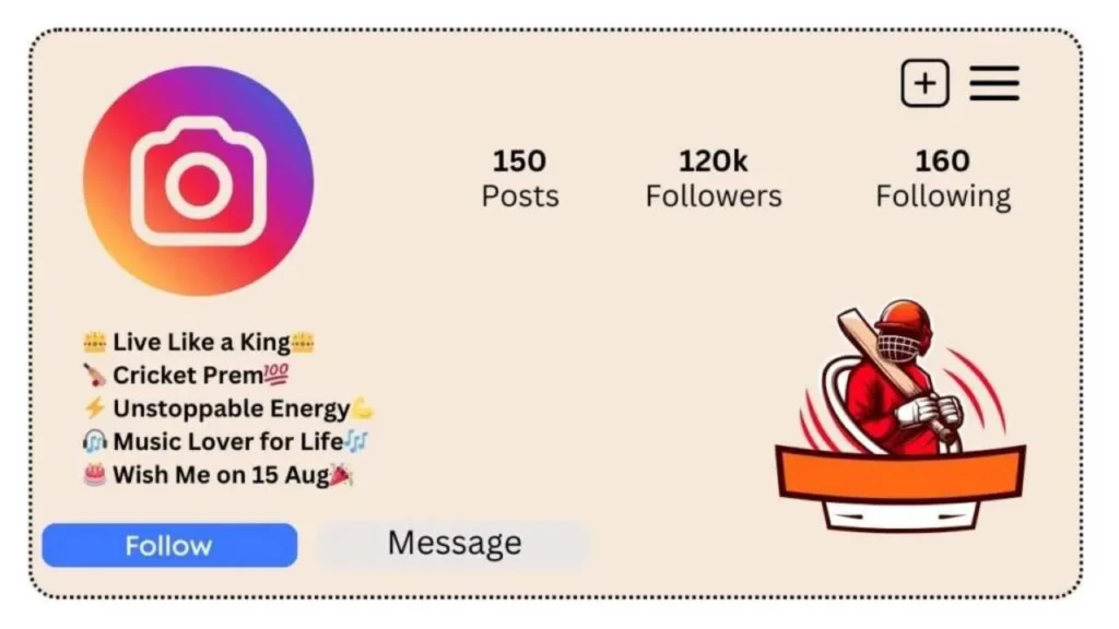 Instagram Bio for Cricket Lovers