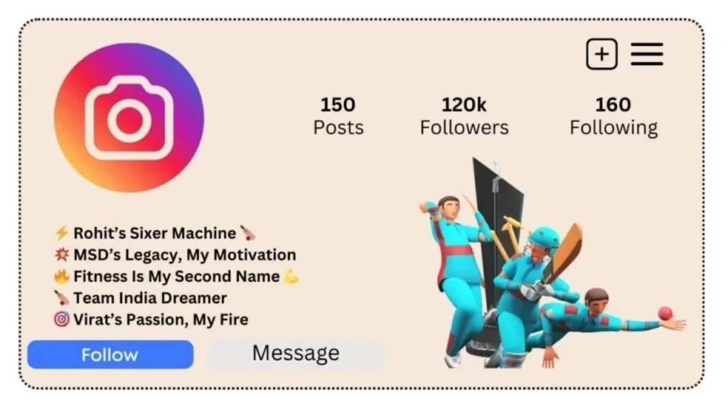 Instagram Bio for Cricket Lovers
