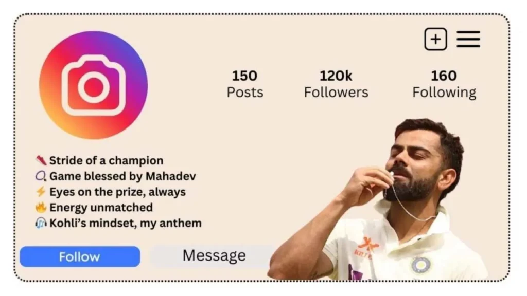 Instagram Bio for Cricket Lovers