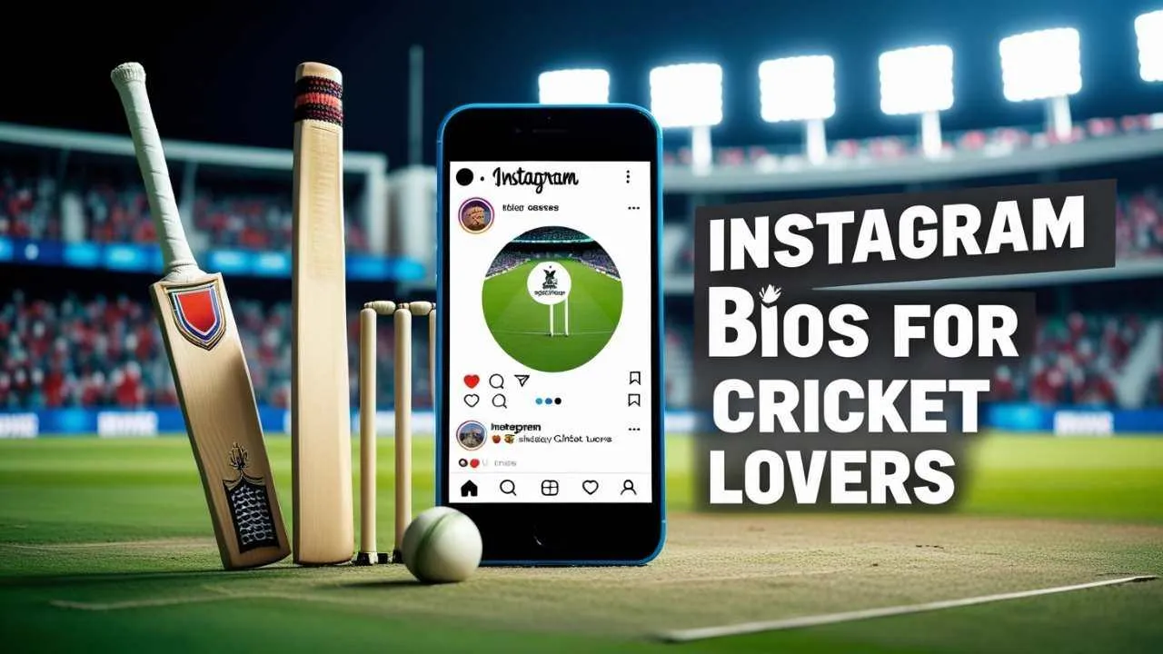 Instagram Bio for Cricket Lovers