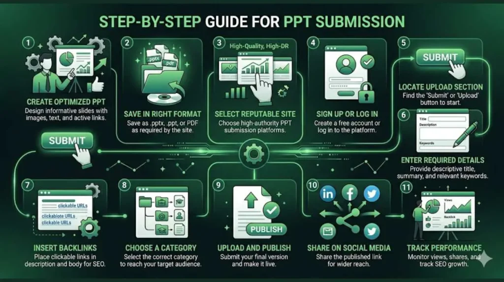 PPT Submission Sites