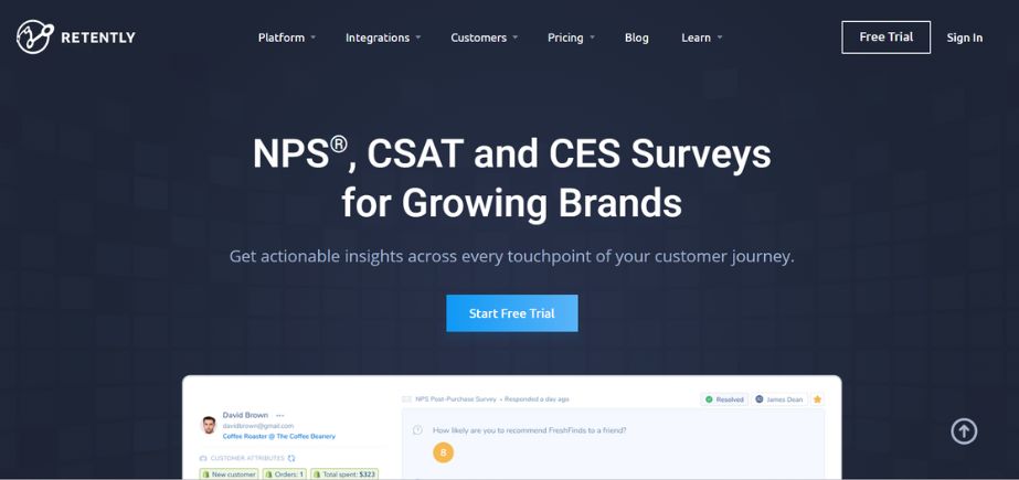 Best NPS Tool - Promoter.io