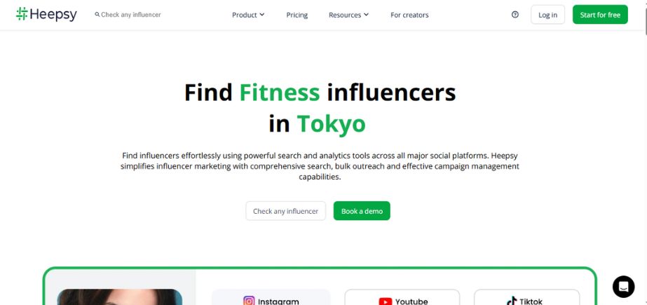 Influencer Marketing Platforms - heepsy