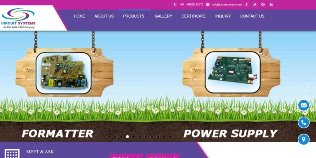 Manufacturing Companies in Bangalore - Circuit Systems India