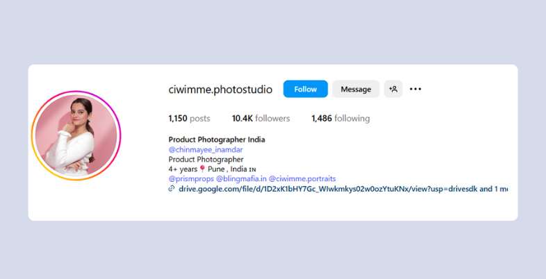 Photography Bio for Instagram