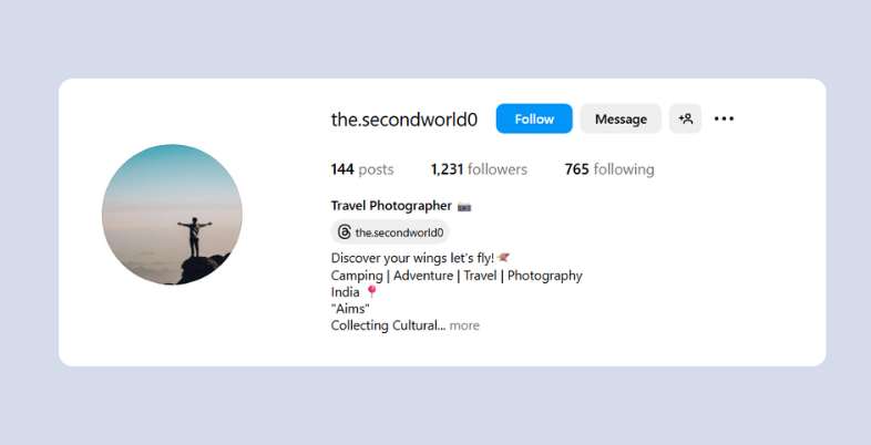 Photography Bio for Instagram