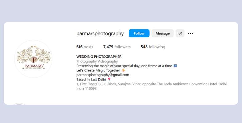 Photography Bio for Instagram