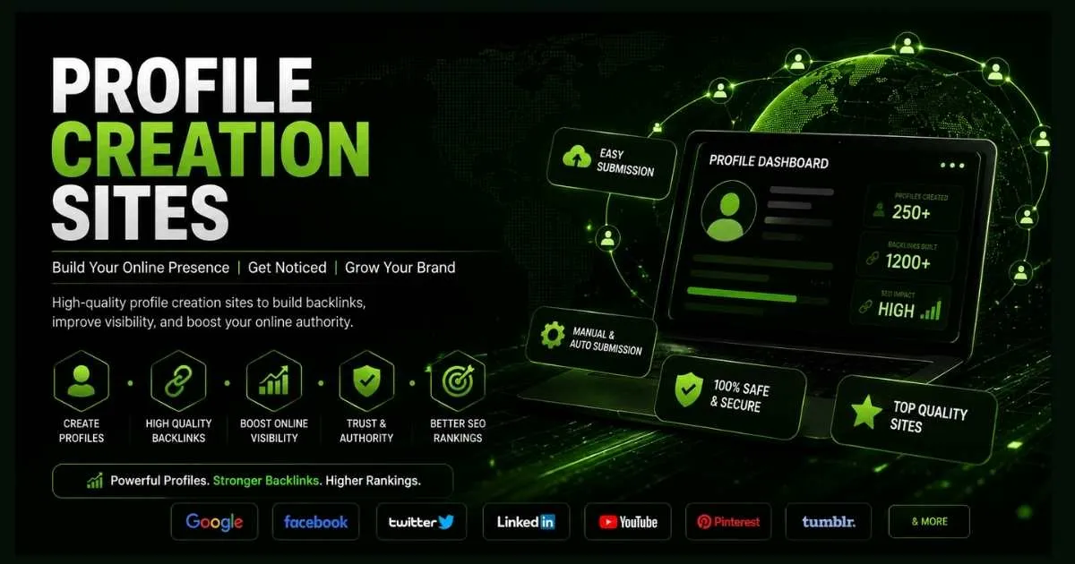 Profile Creation Sites
