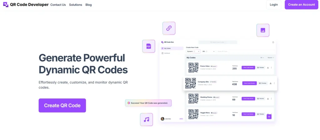 QR Code Generator - QR Code Developer