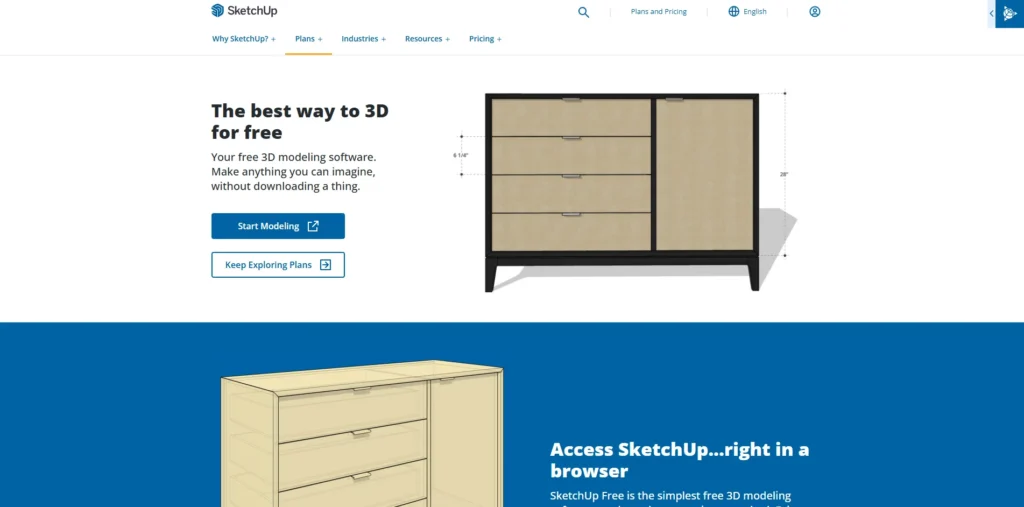 CAD Software - SketchUp Free