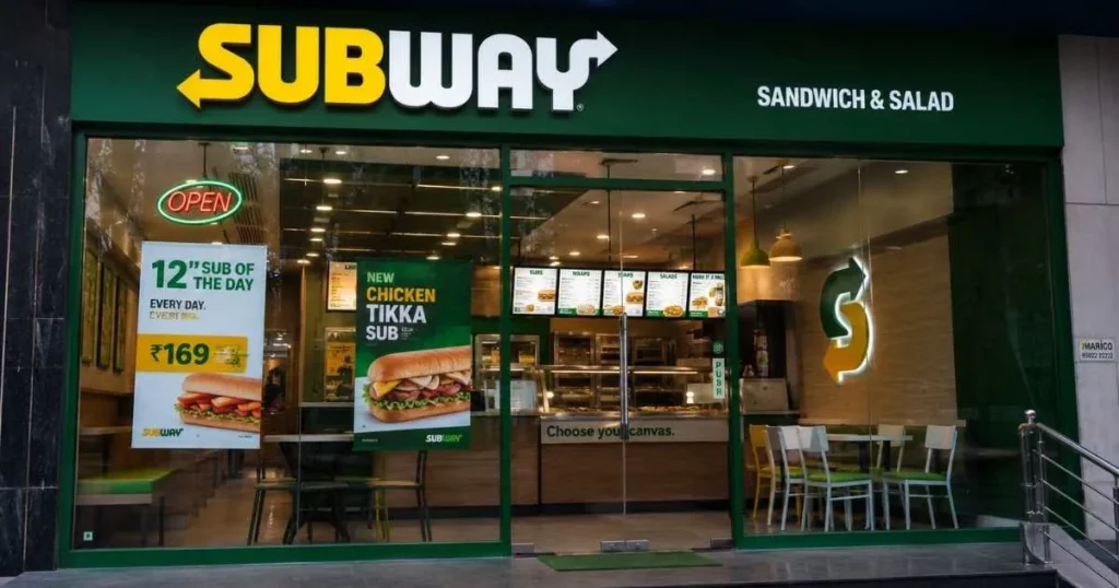 subway franchise cost in india