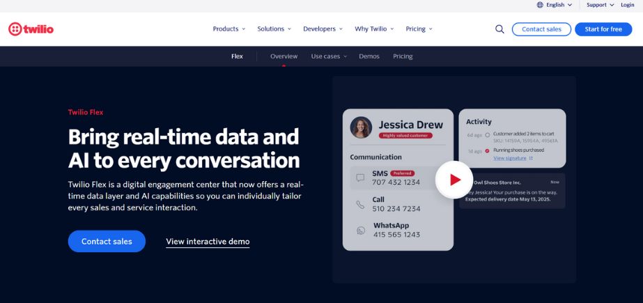 Twilio Flex - Call Tracking Software