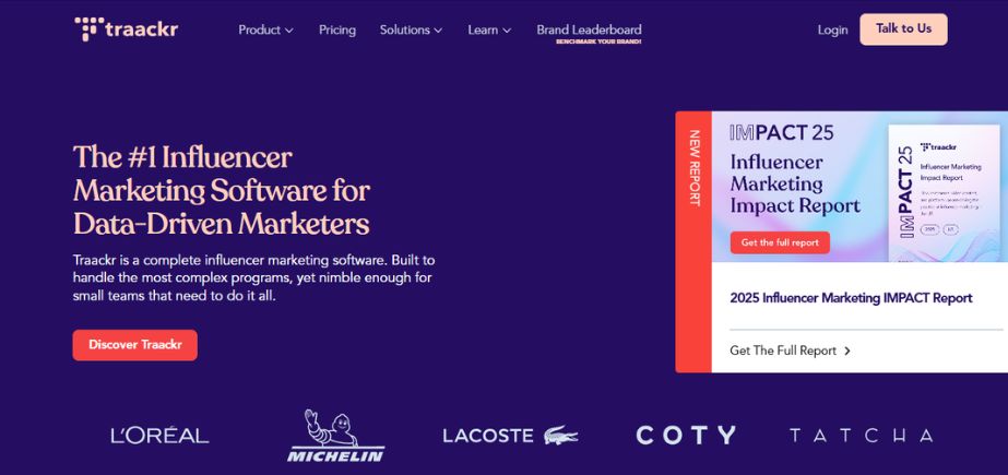 Influencer Marketing Platforms - traackr