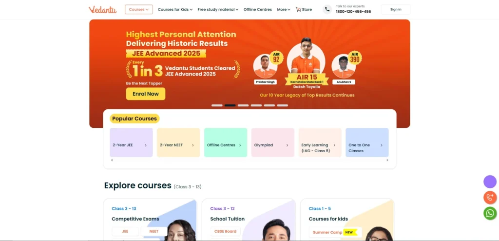 Startup Company in Bangalore - Vedantu