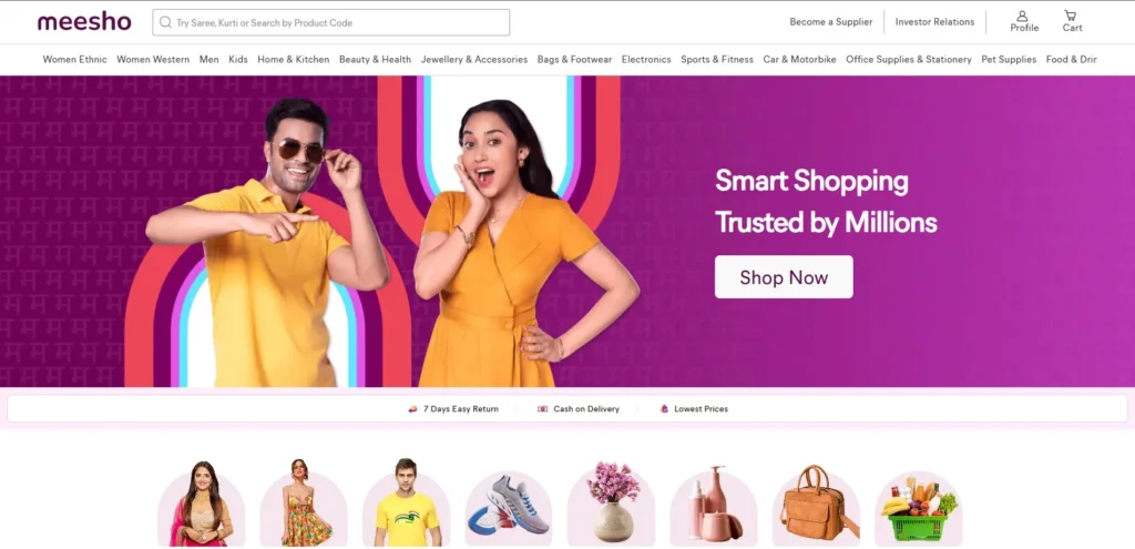 Startup Company in Bangalore - Meesho