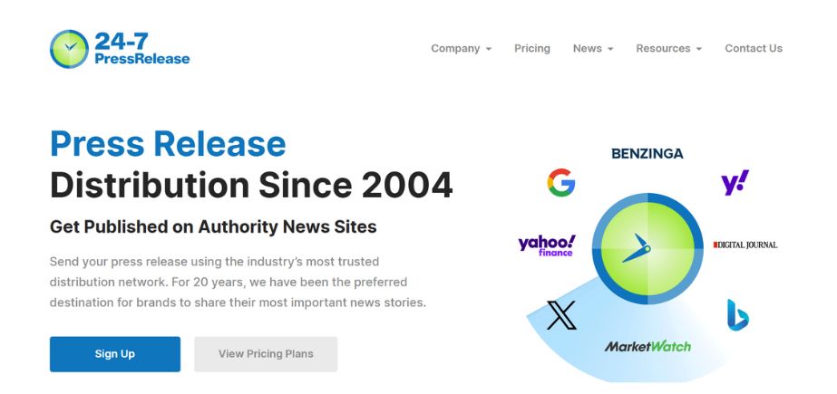 Online PR Service - 24-7 Press Release