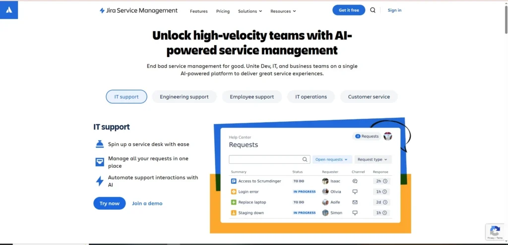 Service Desk Tool- Jira Service Management