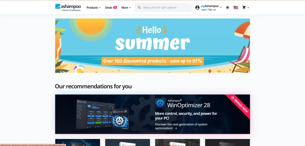 Best PC Cleaner - Ashampoo WinOptimizer