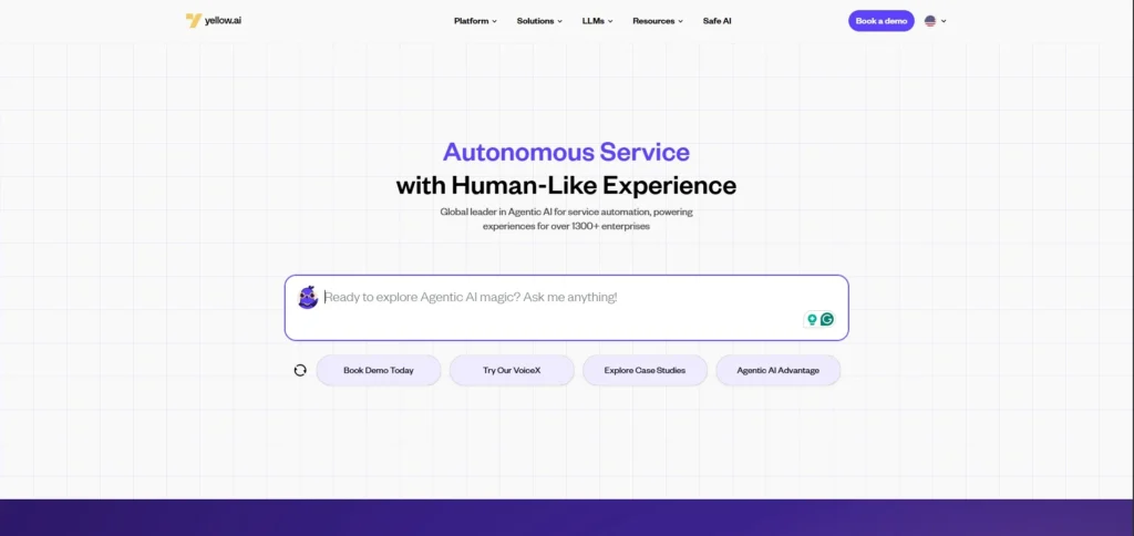 Startup Company in Bangalore - Yellow.ai