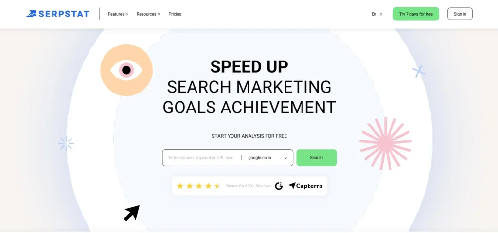Keyword Search Tool - Serpstat

