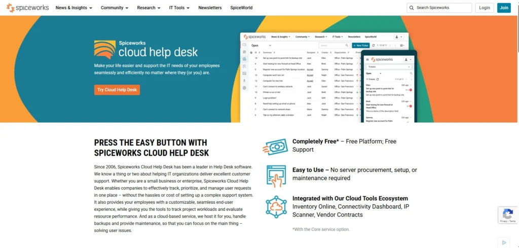 Service Desk Tool- Spiceworks Help Desk