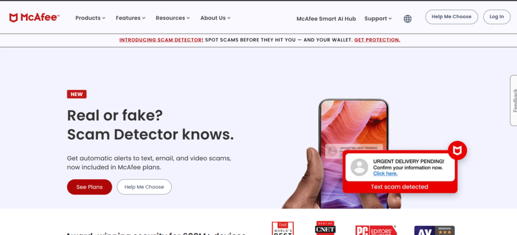 malware removal tool - McAfee Total Protection