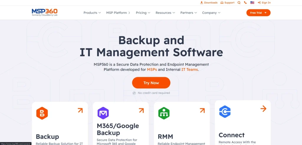 Cloud Backup - MSP360