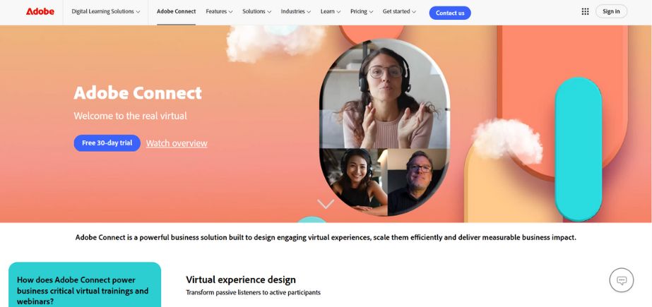 Adobe Connect - Best Webinar Software