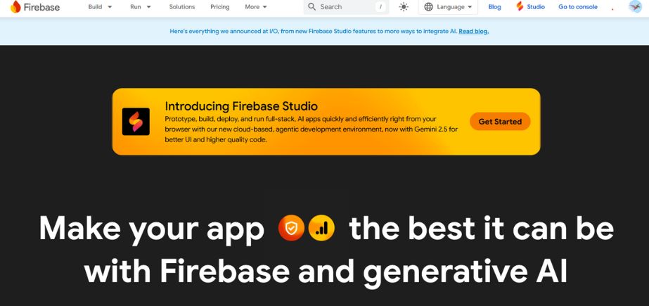 Firebase - best mobile app analytics tools