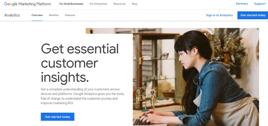 Google Analytics - best mobile app analytics tools