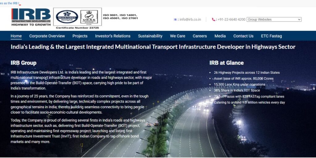 Infrastructure Companies in India