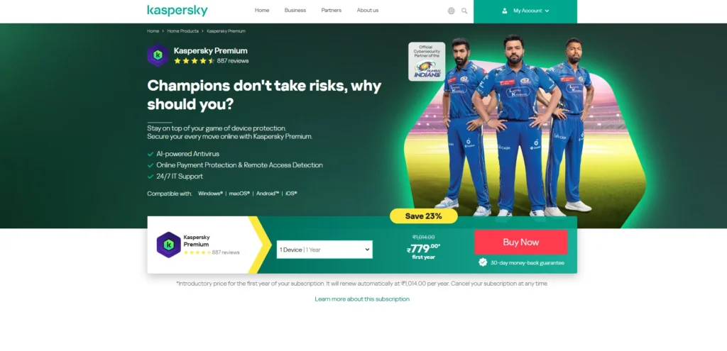 Kaspersky Premium-McAfee Total Protection