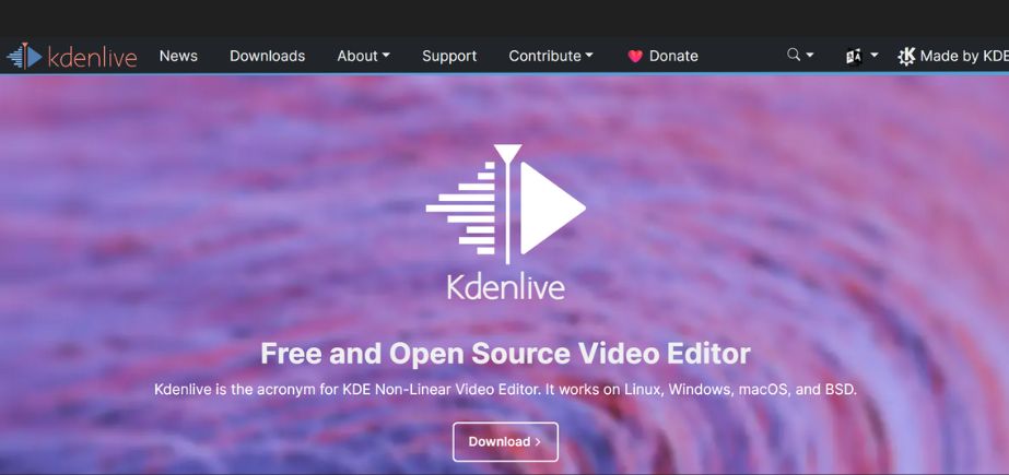 Video Editing Software - Kdenlive