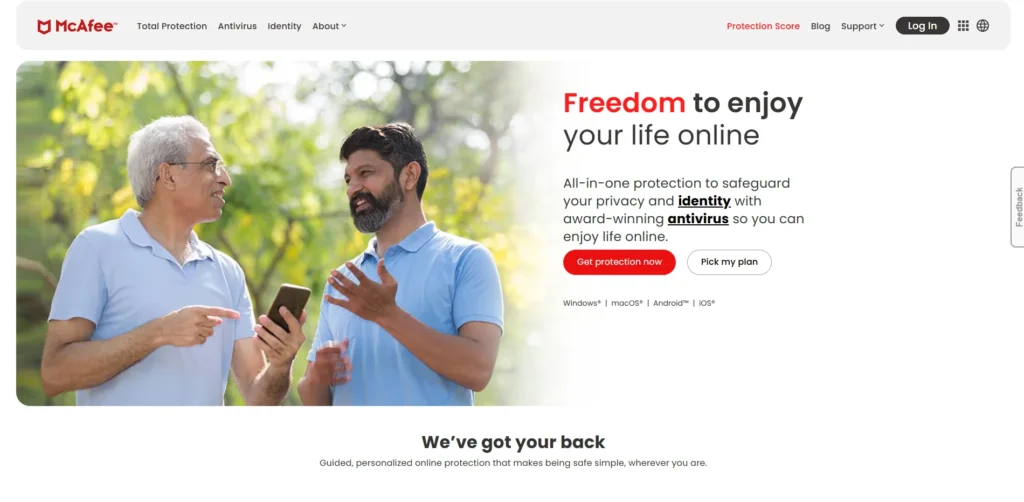 Antivirus Software for Laptops - McAfee Total Protection