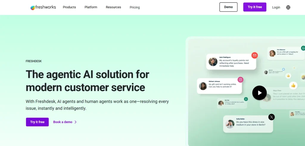 customer support tool - Freshdesk