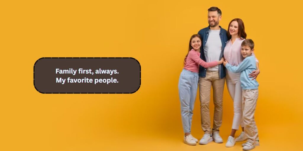 Caption for Family Photo