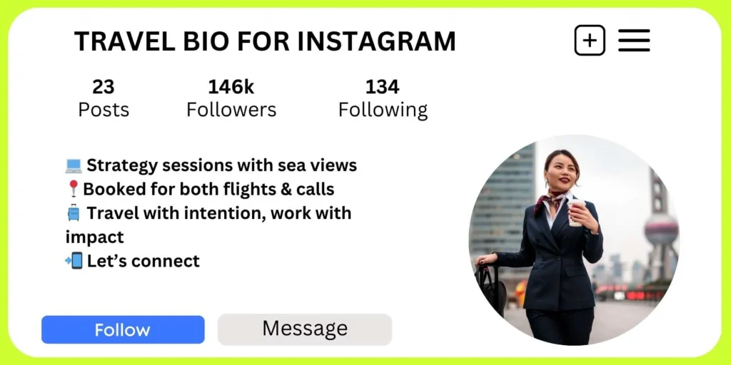Travel Bio for Instagram