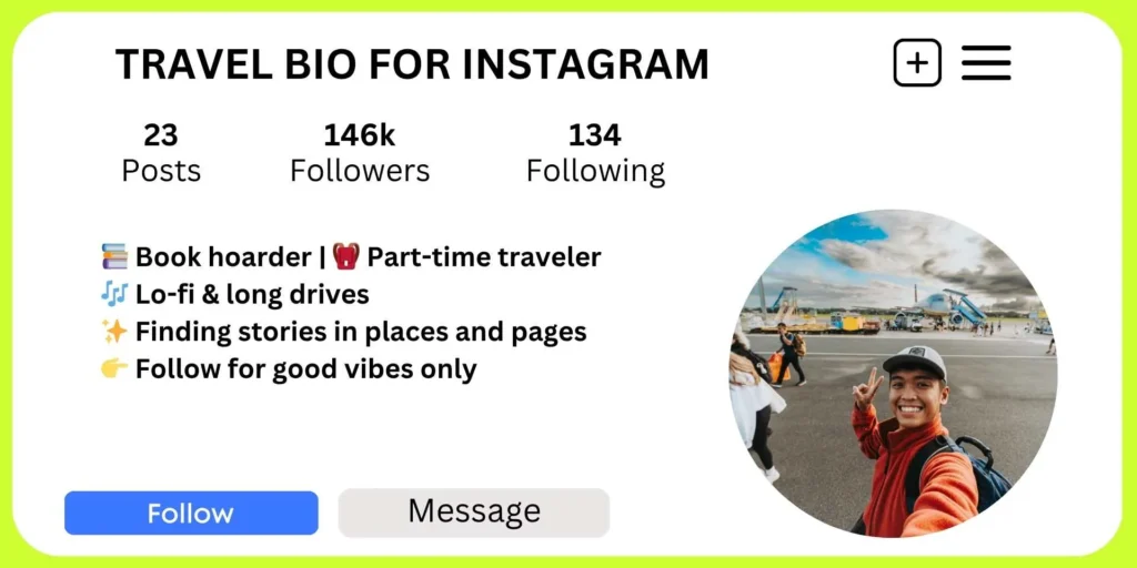 Travel Bio for Instagram