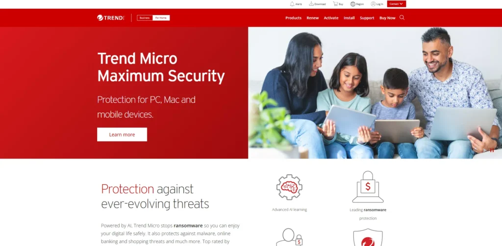 Antivirus Software for Laptops - Trend Micro Antivirus+ Security
