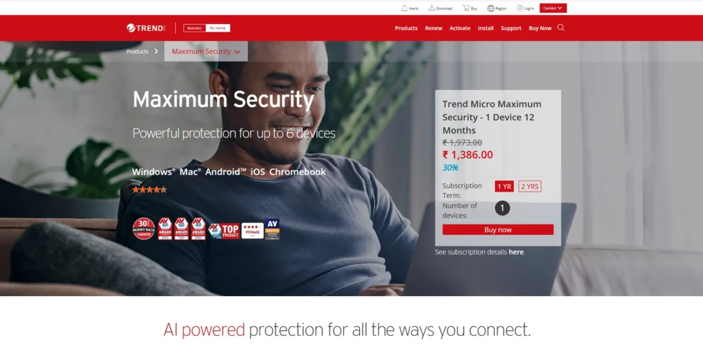Trend Micro Maximum Security-Antivirus Software